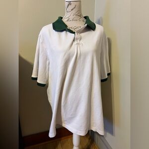 Denver Hayes Green and White Polo Shirt